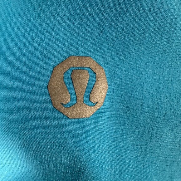 Lululemon Shorts Men Size M Blue Lined 9" Inseam Running Gym Pace Breaker EUC - Picture 9 of 10